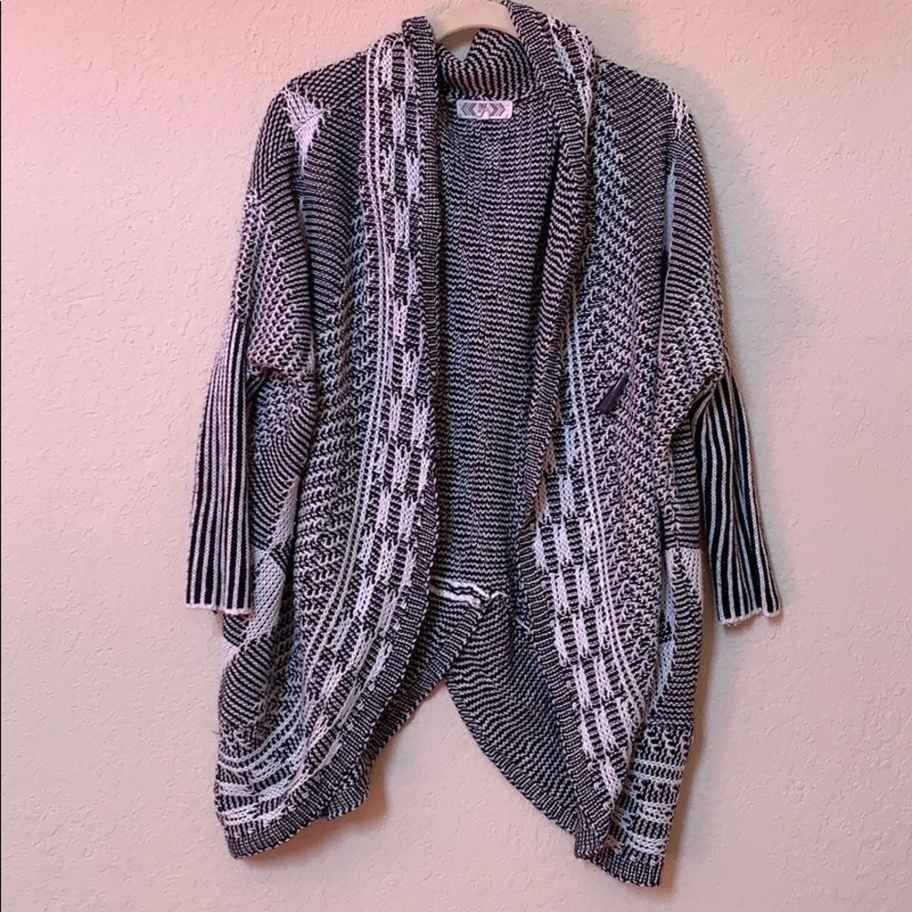 Black & White Cardigan